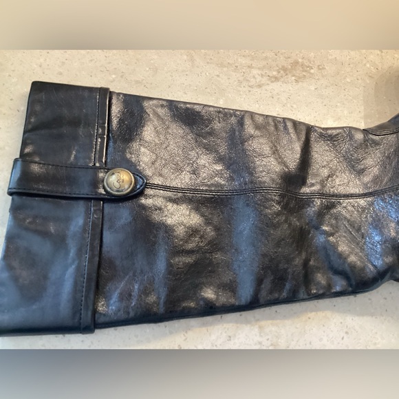 🚨Final Sale🚨!! Coach Black Leather Knee-High Boots Size 7 - Picture 9 of 14